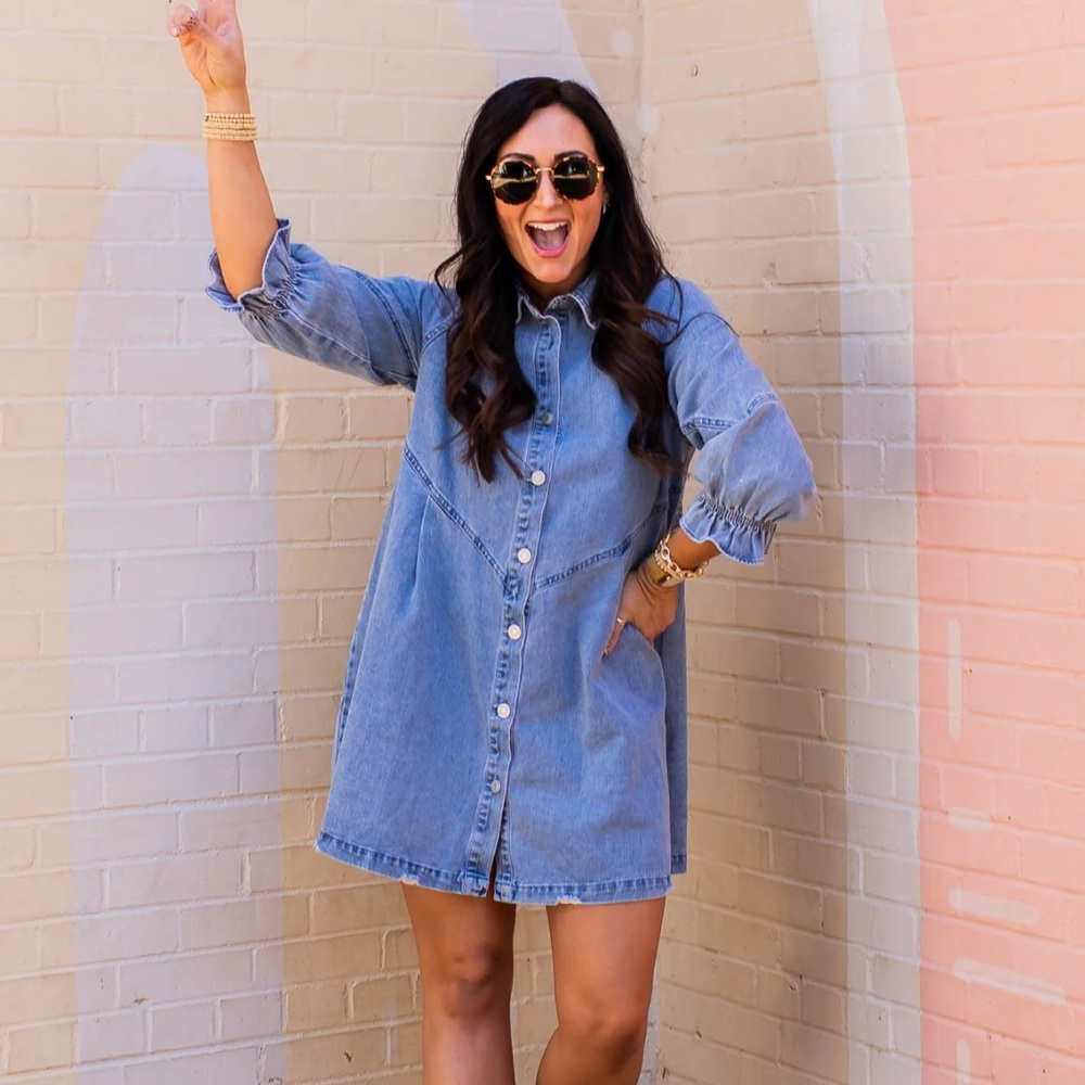 Blue B Denim Dress Size Small NWOT